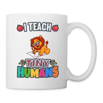 I Teach Tiny Humans Elementary School Teacher - Mug - white - Right