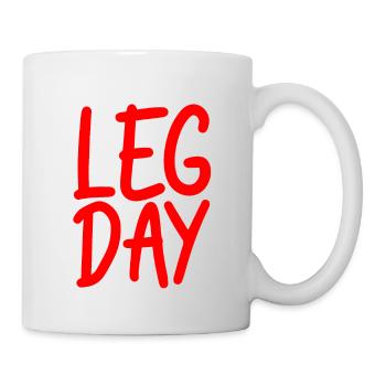Leg Day Fauteuil roulant handicapé 17 - Mug blanc - blanc - Droite