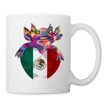 Mexique Drapeau Mexicain Drapeau Mexique Amérique du Sud - Mug blanc - blanc - Droite