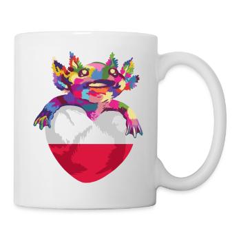 Drapeau de Pologne utilisé Look Polska Drapeau polonais - Mug blanc - blanc - Droite