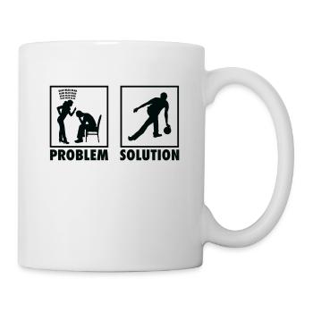 Bowling Bowling Player Statement Problem Solution. - Tasse - Weiß - Rechts