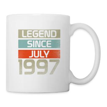 Legend Since July 1997 - Tasse - Weiß - Rechts