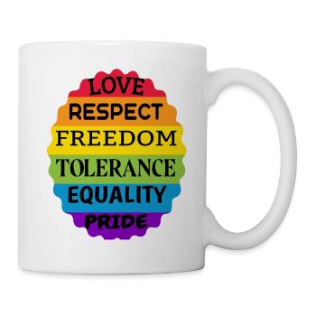 LGBTQ+ - Mug blanc - blanc - Droite