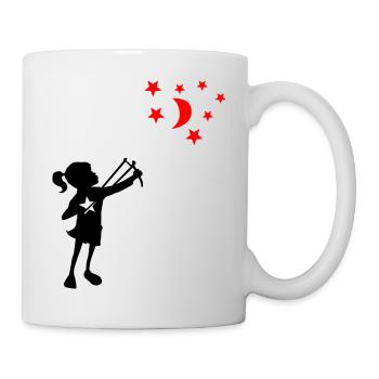 Banksy Zwille - Tasse - Weiß - Rechts