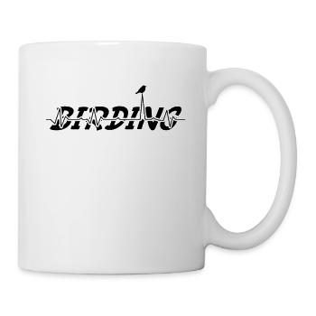 Observation des oiseaux Amateurs d’observation des oiseaux Heartbeat Birdwatcher - Mug blanc - blanc - Droite