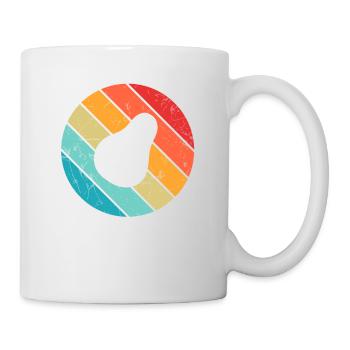 Avocat Vegan Lover Retro Veggie Diet Idée cadeau - Mug blanc - blanc - Droite