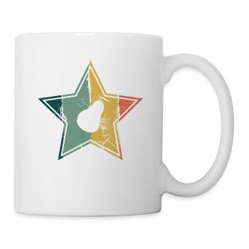 Birne Obst Frucht Birnen Garten Retro Geschenk - Tasse - Weiß - Rechts