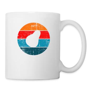 Avocat Vegan Lover Retro Veggie Diet Idée cadeau - Mug blanc - blanc - Droite