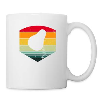 Avocat Vegan Lover Retro Veggie Diet Idée cadeau - Mug blanc - blanc - Droite