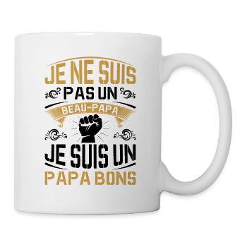 Je Suis Un Papa Bonus Fête Des Pères Anniversaire - Mug blanc - blanc - Droite