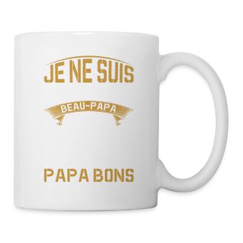 Je Suis Un Papa Bonus Fête Des Pères Anniversaire - Mug blanc - blanc - Droite