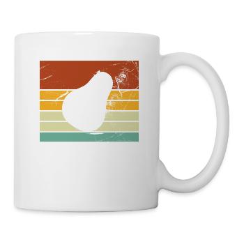 Avocat Vegan Lover Retro Veggie Diet Idée cadeau - Mug blanc - blanc - Droite