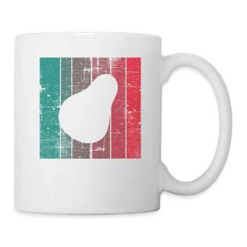 Avocat Vegan Lover Retro Veggie Diet Idée cadeau - Mug blanc - blanc - Droite
