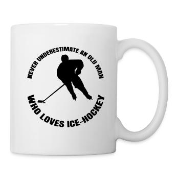 Hockey sur glace Équipe de hockey sur glace Cadeau de sports d’hiver - Mug blanc - blanc - Droite