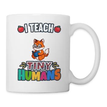 I Teach Tiny Humans Elementary School Teacher - Mug - white - Right