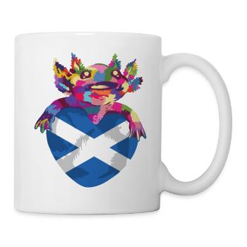 Scotland Flag Scottish Flag Alba GB UK - Mug - white - Right