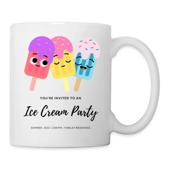 Ice Cream - Tasse - Weiß - Rechts