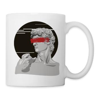 David - Mug blanc - blanc - Droite