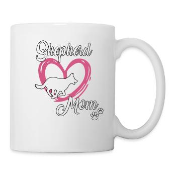 Chien de berger Maîtresse Berger Allemand Chien Gassi - Mug blanc - blanc - Droite