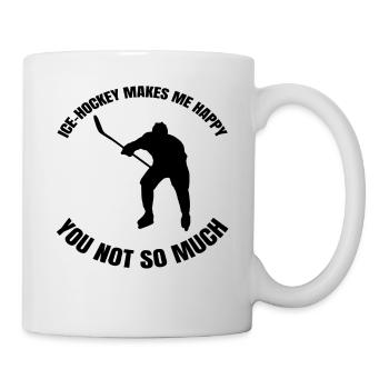 Eishockey Wintersport Eishockeyteam Geschenk - Tasse - Weiß - Rechts