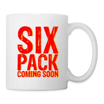 Six Pack à venir 17 - Mug blanc - blanc - Droite