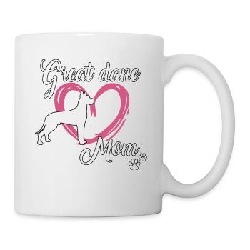 Great Dane Mom Mistress Dog School Great Dane - Mug - white - Right