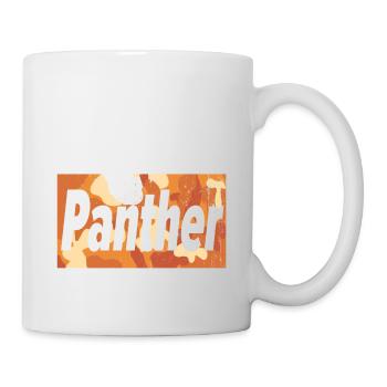 Panther Camouflage Cute Cat Lover T-Shirt Present - Tasse - Weiß - Rechts