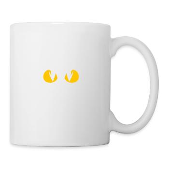Don't Underestimate The Power Of A Black Cat - Tasse - Weiß - Rechts
