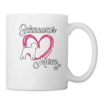 Schnauzer Maman Maîtresse École de chiens Géant Schnauzer - Mug blanc - blanc - Droite