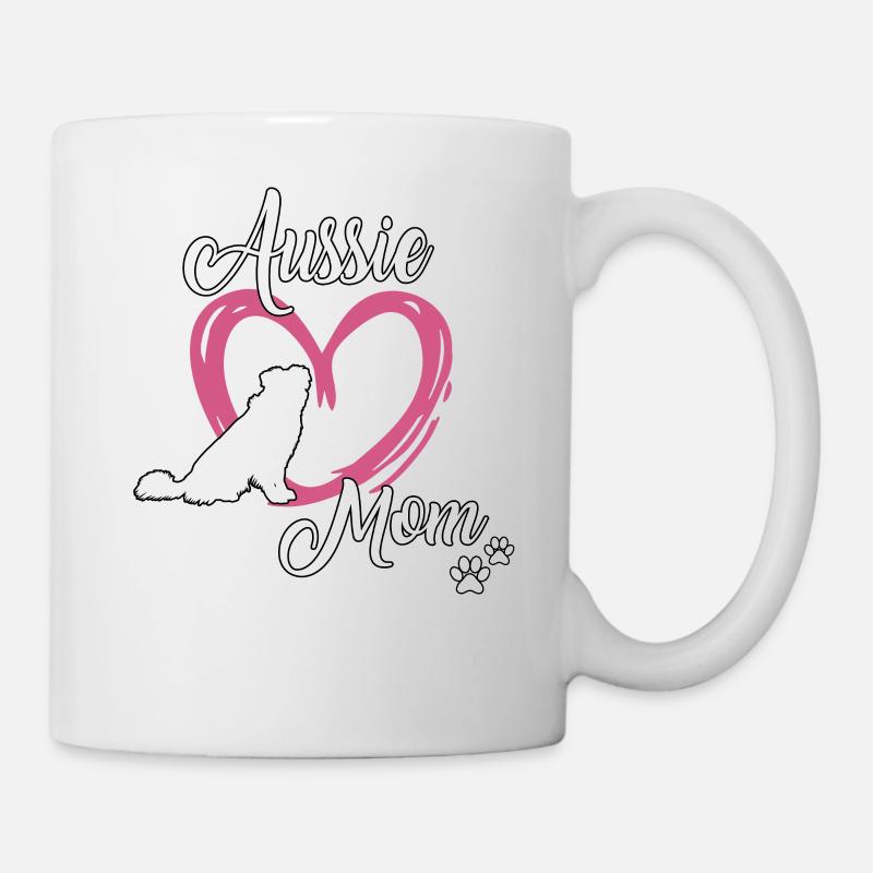 Aussie Mom Hundeschule Australian Shepherd - Tasse - Weiß