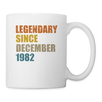 Né en décembre 1982 40 ans 40s 40e anniversaire - Mug blanc - blanc - Droite