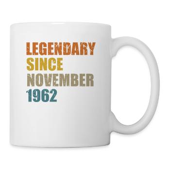 Born November 1962 60 years 60s 60th birthday - Mug - white - Right