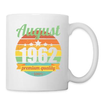 Born August 1962 60 years 60s 60th birthday - Mug - white - Right