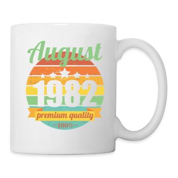 Born August 1982 40 years 40s 40th birthday - Mug - white - Right