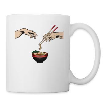 Soupe Ramen Japon Anime Nouilles Ramen - Mug blanc - blanc - Droite