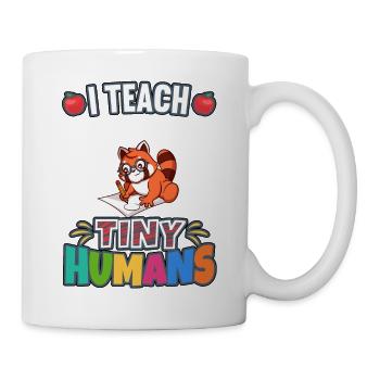 I Teach Tiny Humans Elementary School Teacher - Mug - white - Right