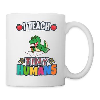 I Teach Tiny Humans Elementary School Teacher - Mug - white - Right