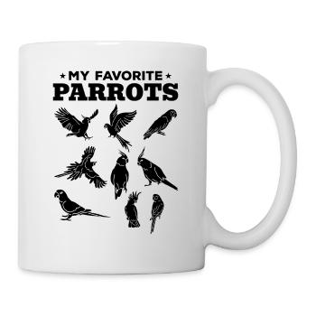 Cockatiel Ara Kakadu Perruche My - Mug blanc - blanc - Droite