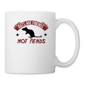 Rats Are Friends Rodent Fiends Rat Owner - Mug - white - Right
