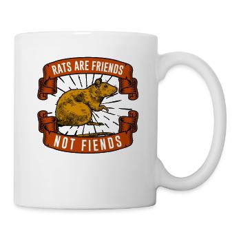 Rats Are Friends Rodent Fiends Rat Owner - Mug - white - Right