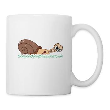 Mach mir keinen Stress Runner Marathon Bekleidung - Tasse - Weiß - Rechts