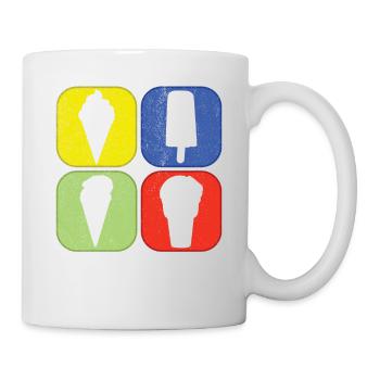 Ice Cream Summer Beach Ice Cream Holiday Vibes - Mug - white - Right