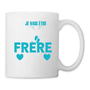 Grand-frère 2022 Idée Cadeau De Grossesse Big Bro - Mug blanc - blanc - Droite