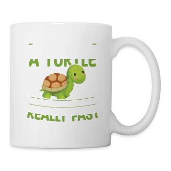 Si vous étiez une tortue, vous seriez une - Mug blanc - blanc - Droite