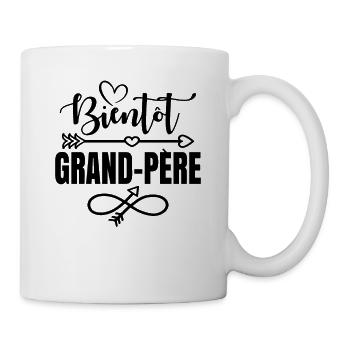 Bientôt Grand-père Idée Cadeau Amour Grossesse - Mug blanc - blanc - Droite