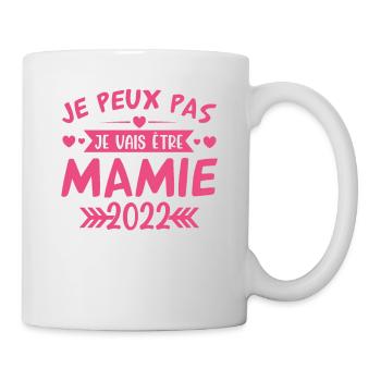Mamie 2022 Cadeau Enceinte Maman Anniversaire Cool - Mug blanc - blanc - Droite