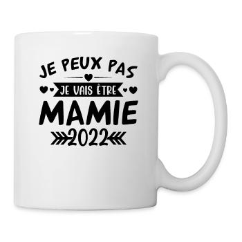 Mamie 2022 Cadeau Enceinte Maman Anniversaire Cool - Mug blanc - blanc - Droite