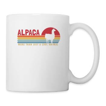 Alpaca more than a cool Animal Vicuna Guanaco - Mug - white - Right