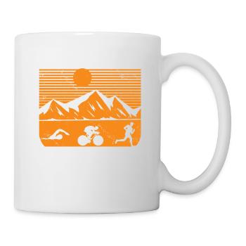 You Run A Marathon Like Cute Triathlon - Mug - white - Right
