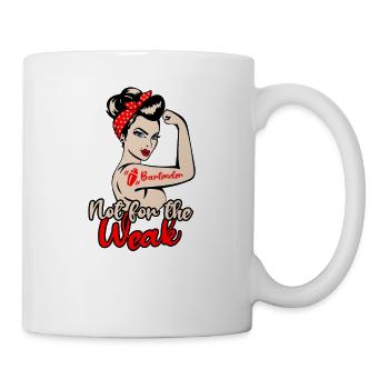 Barkeeper nichts für Schwache - Barkeeper Mixologist - Tasse - Weiß - Rechts
